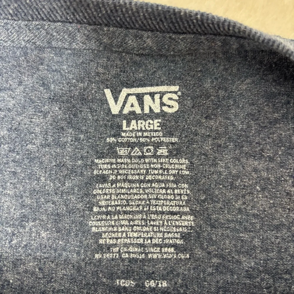 Vans Blue‎ and Red Short Sleeve Cotton Blend Tees Size L
